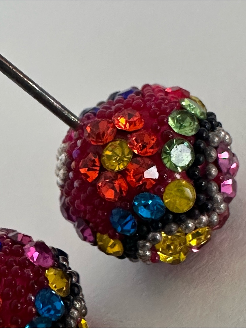 Multicoloured crystals Earings